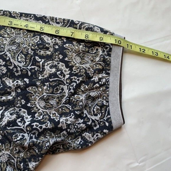 Vintage Jack Nicklaus Polo Shirt Mens L All Over Print Paisley Golf Short Sleeve - Picture 12 of 12